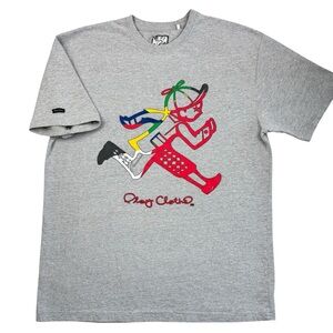 Play Cloths Running Man Streetwear Pusha T Clipse Designer Men’s t-shirt size XL